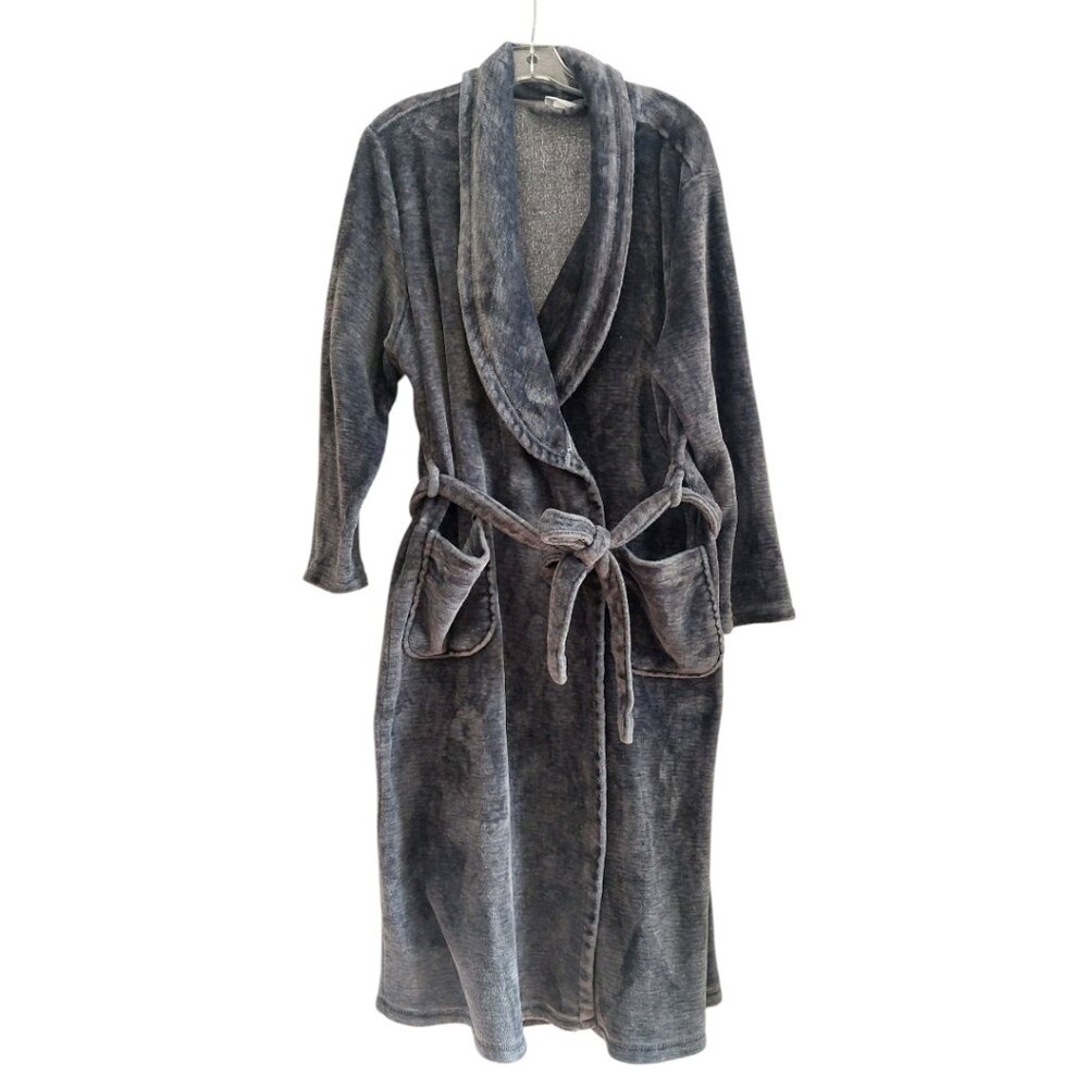 KIM ROGERS INTIMATES Sleep Wear Plush Bathrobe House Coat, Size 1X